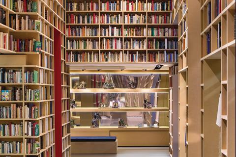 50,000 tomes have been used to create the appearance of a bookshop